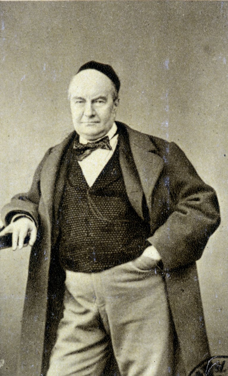 Portrait of Charles Augustin Sainte Beuve (1804 - 1869), Writer, Journalist and Literary Critic by French Photographer