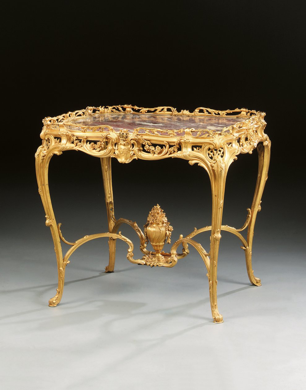 A Napoleon III centre table, by Maison Millet, Paris, c.1860 by French School