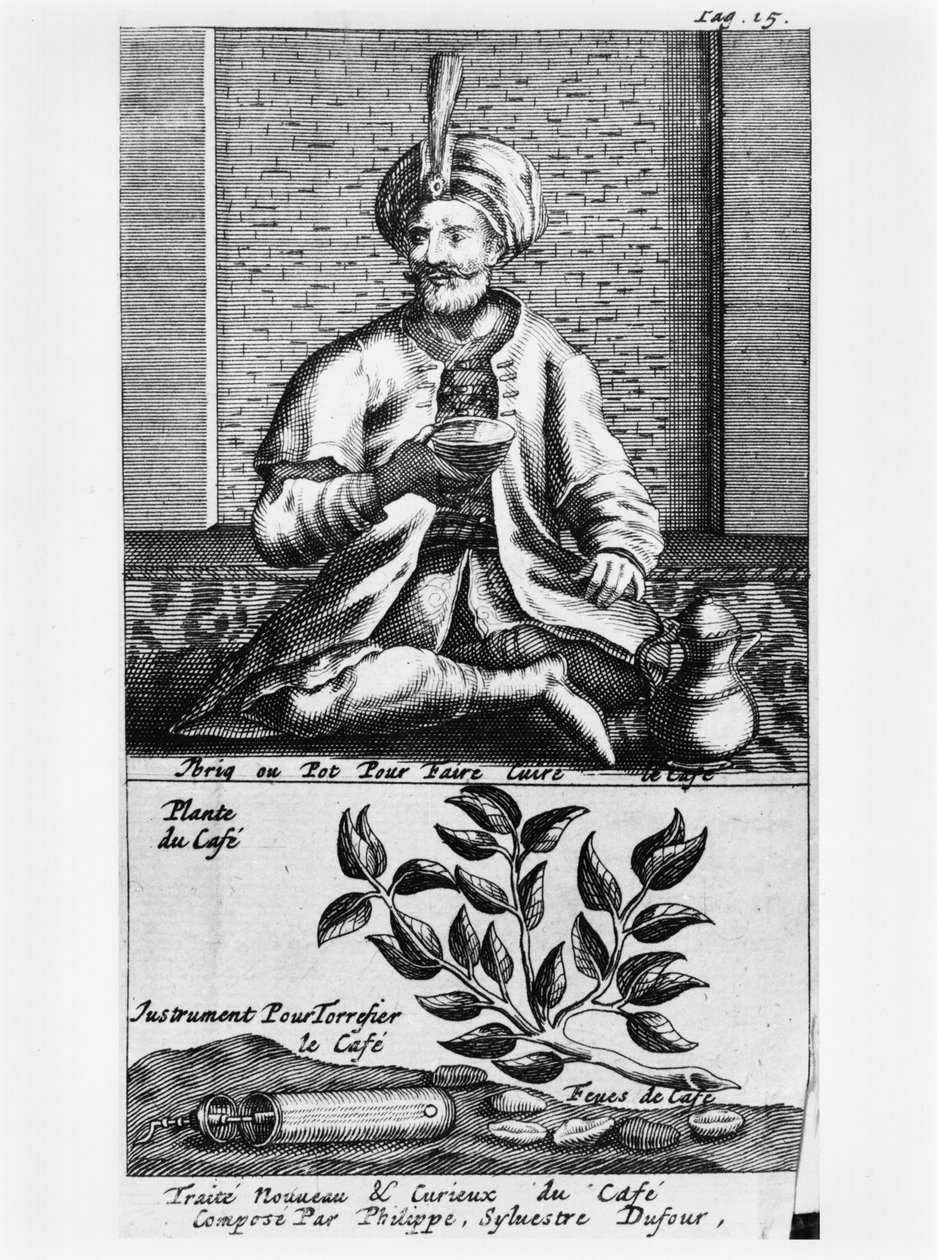A Pot for Making Coffee, illustration from Traite Nouveau et Curieux du Cafe, du The et du Chocolat by Philippe Sylvestre Dufour, La Haye, published 1693 by French School