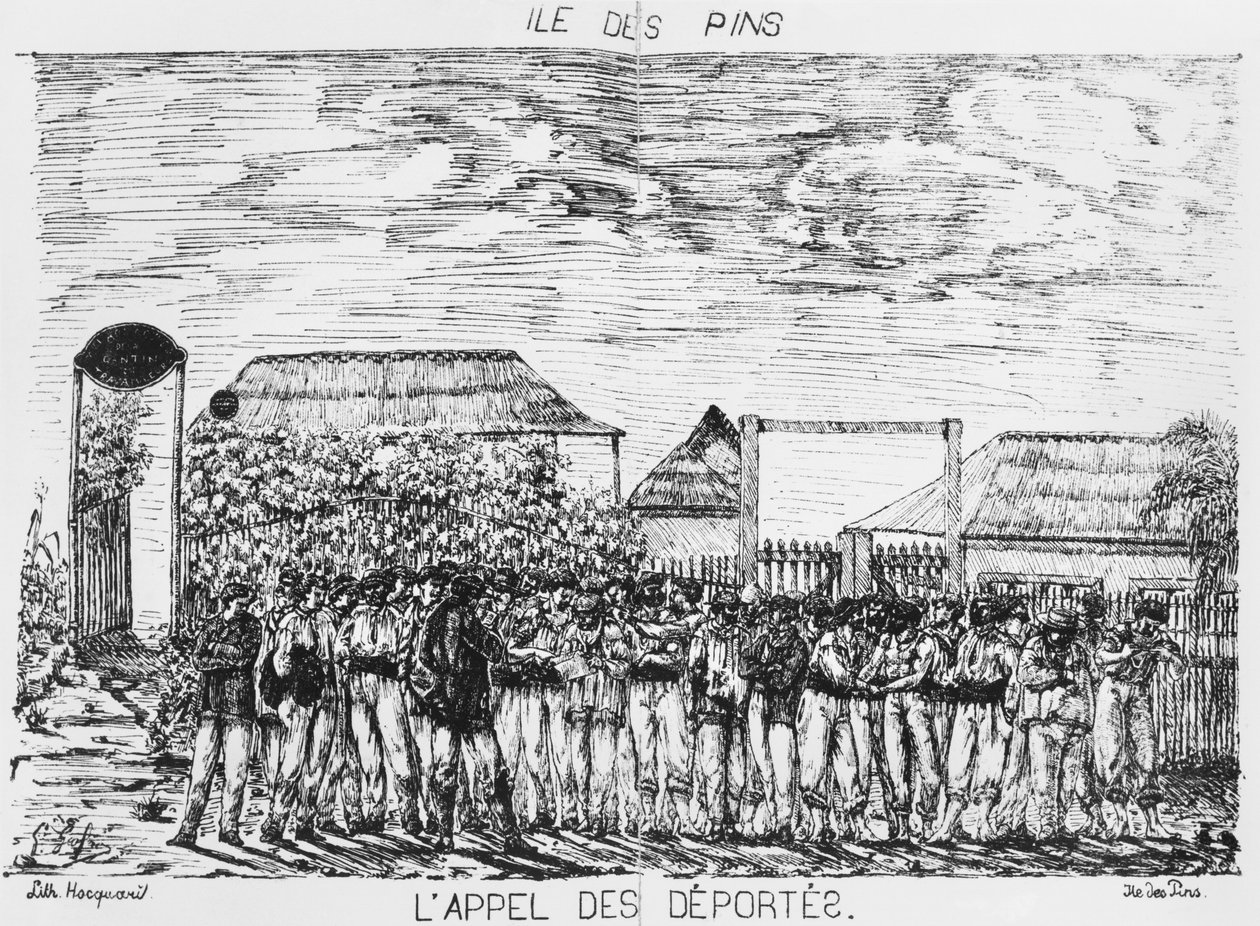 Roll Call of the Deportees, 1878-79 by French School
