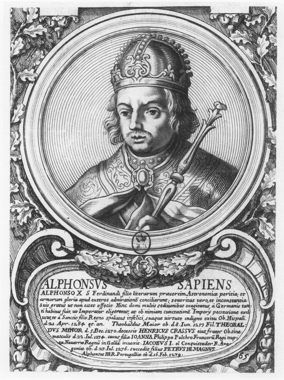 Alfonso X, the Wise by French School