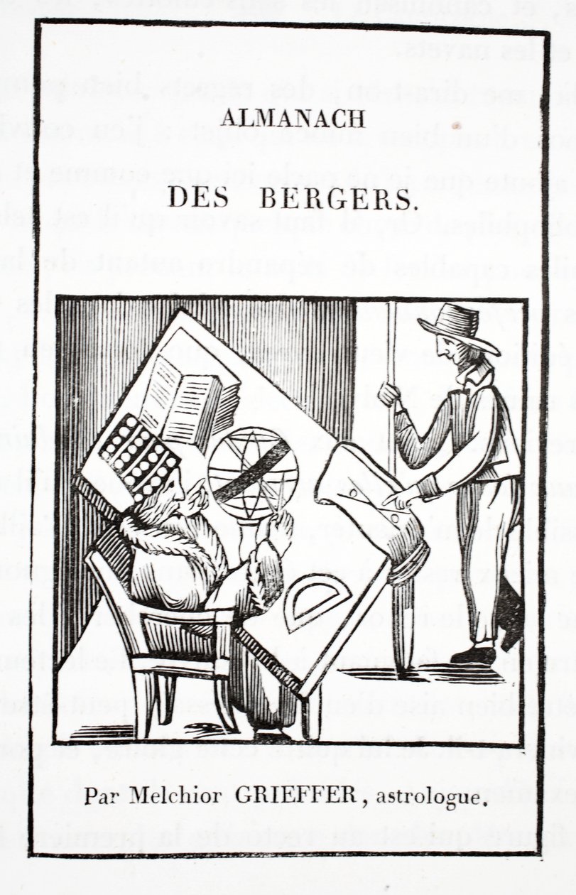 Almanac of the Shepherds by Melchior Grieffer, Astrologer by French School