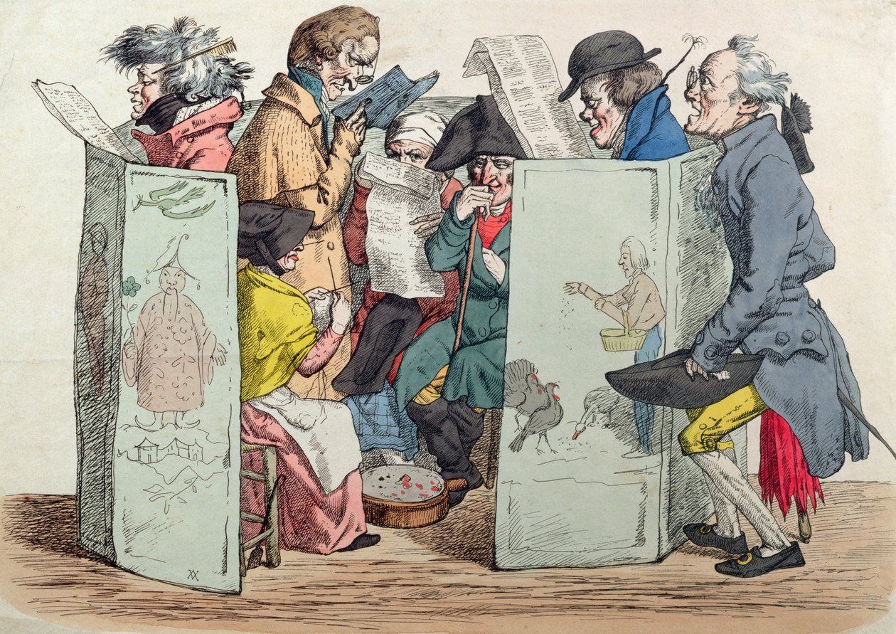 An Outdoor Literary Salon, early 19th century