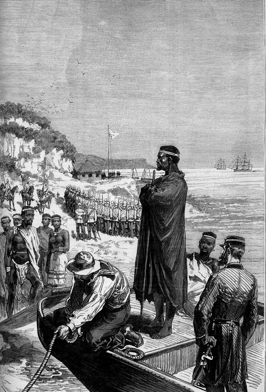 Anglo-Zulu War in South Africa by French School