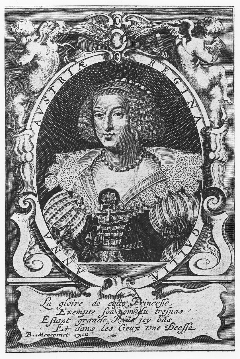 Anne of Austria by French School