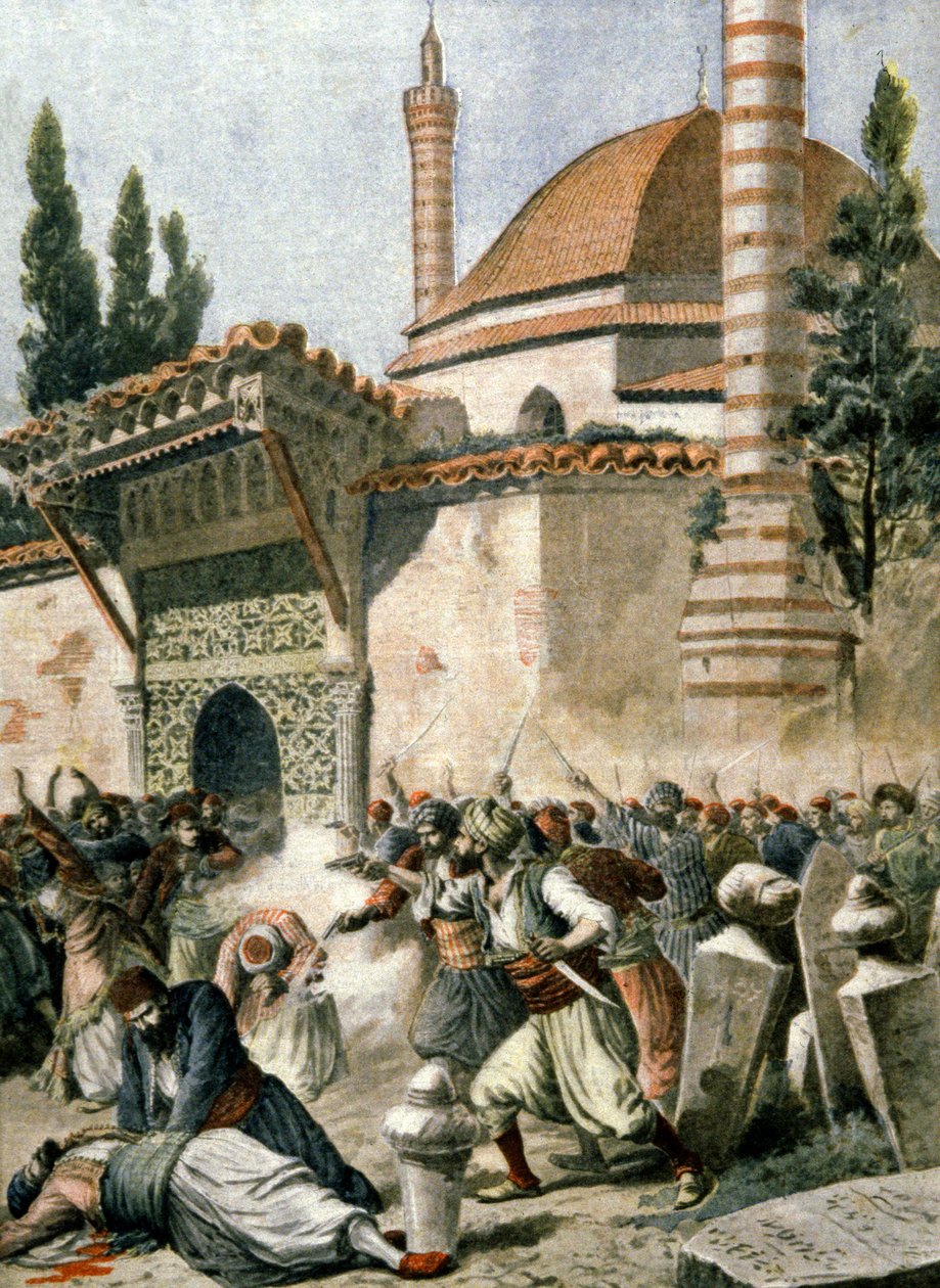 Armenians Attacked a Mosque in Constantinople by French School