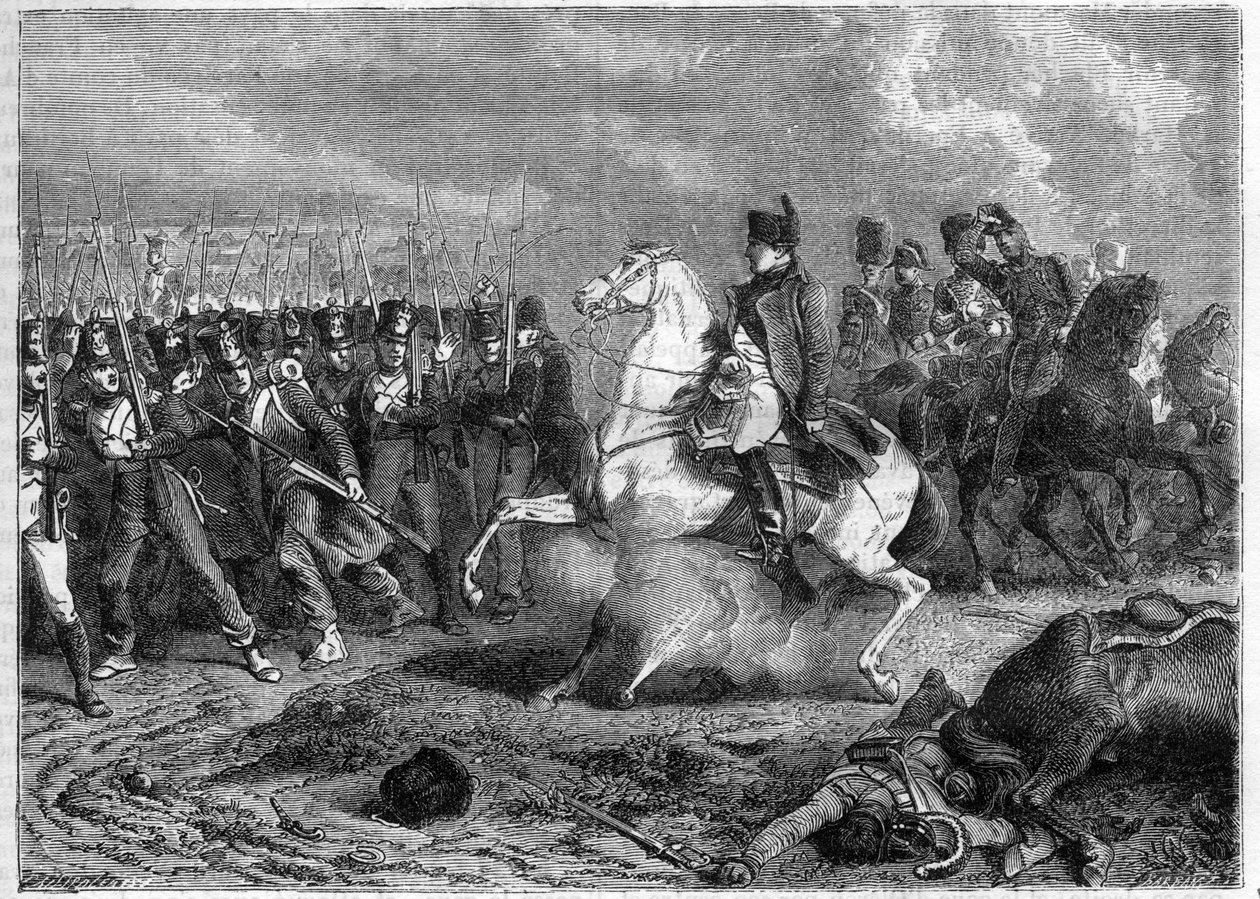 Battle of Arcis-sur-Aube, 20-21 March 1814 - shell explodes under the ...