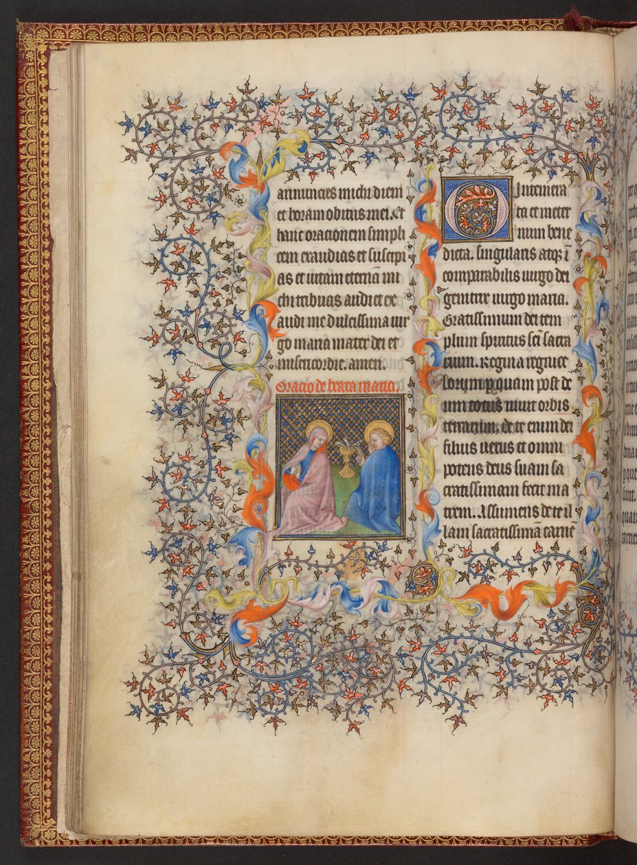 Book of Hours, Add MS 32454 f.14v, France by French School