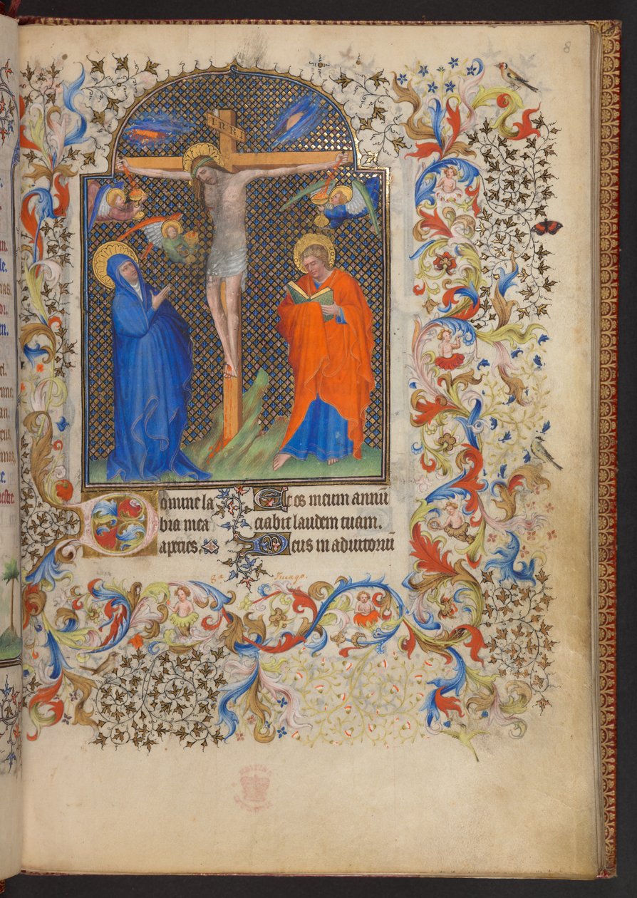 Book of Hours, Add MS 32454 f.8r, France by French School