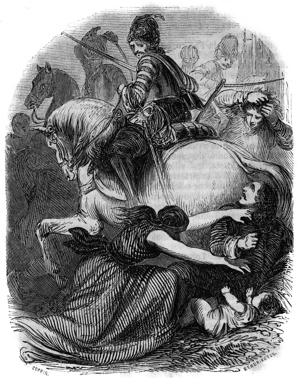 Camisard War of 1702-1705 which opposes Protestants of the Cevennes to the royal Catholic government. Massacre of Protestants in the Cevennes by French School