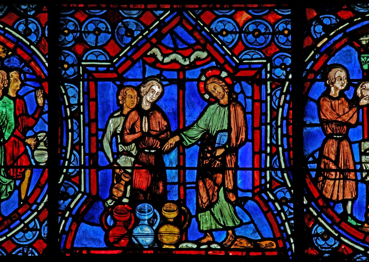Cana Marriage: Christ Changes the Water into Wine by French School