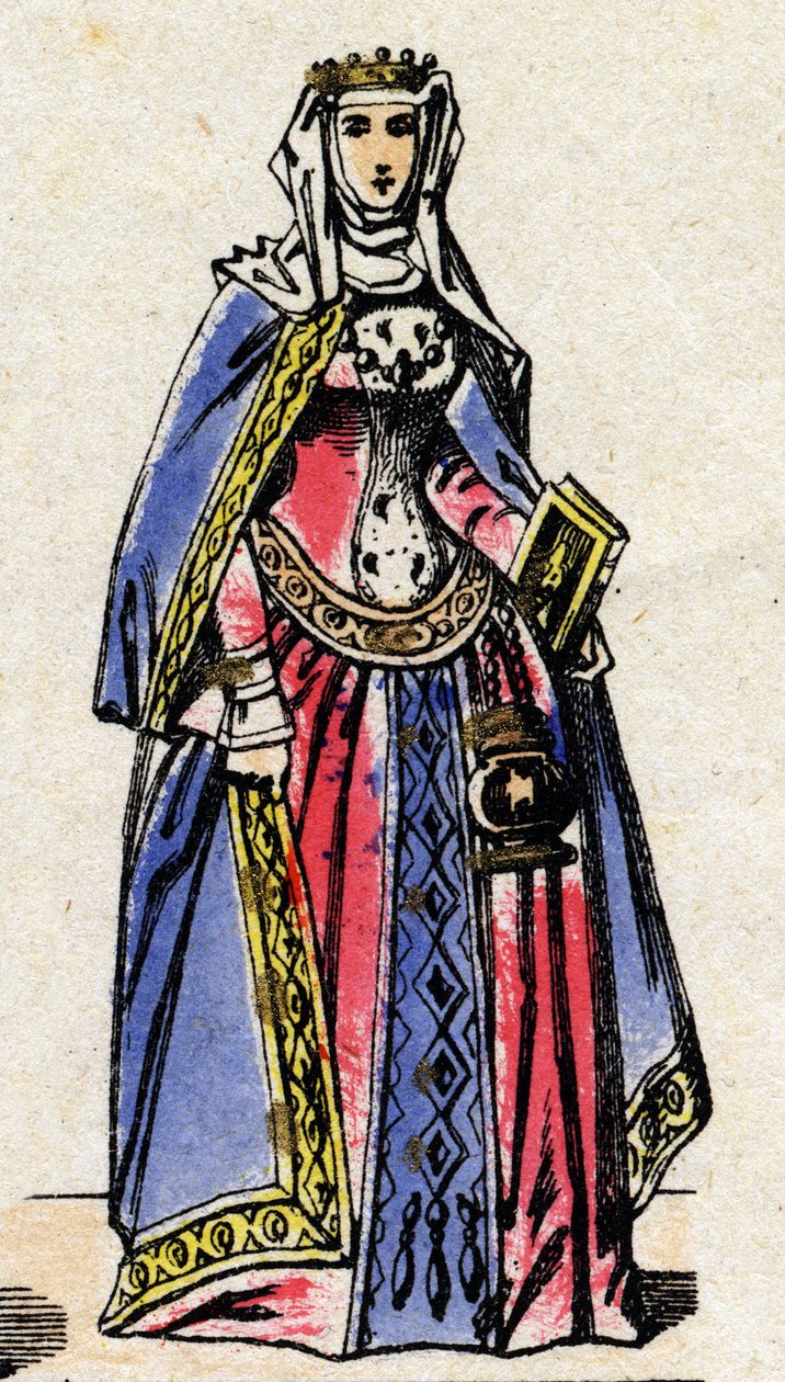 Capetian Dynasty: Portrait of Clemence of Hungary