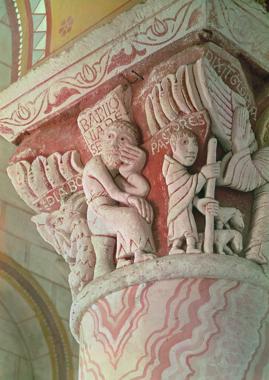 Capital depicting Babilonia Deserta by French School