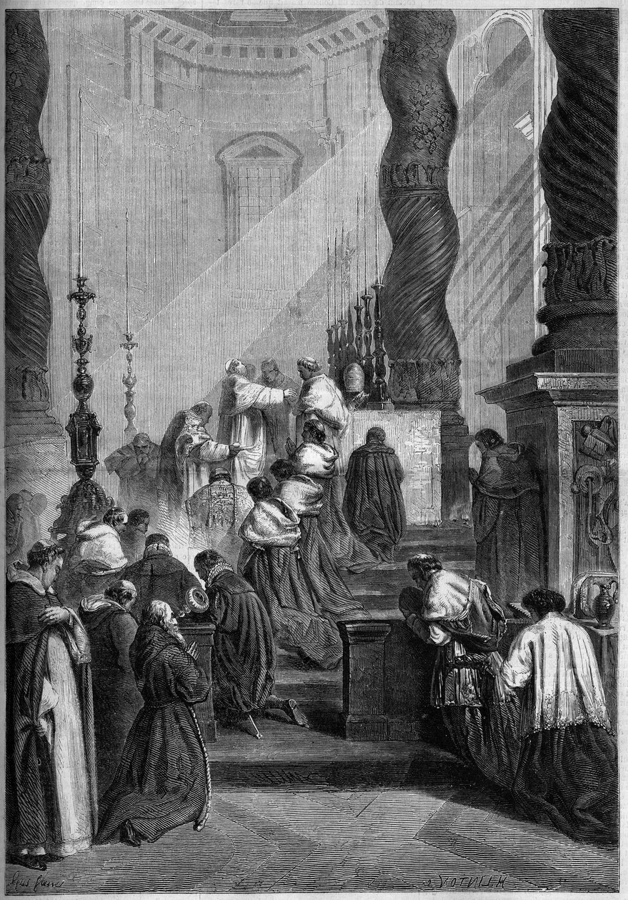 Pope Pius IX (1860) by French School: Buy fine art print