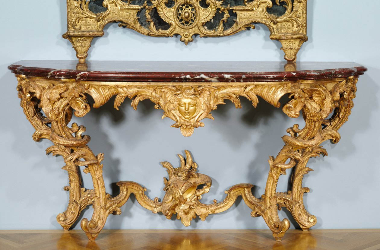 Console Table, designed by Jules-Michel Hardouin, made by Pierre Turpin and Michel II Lange, c.1725 by French School
