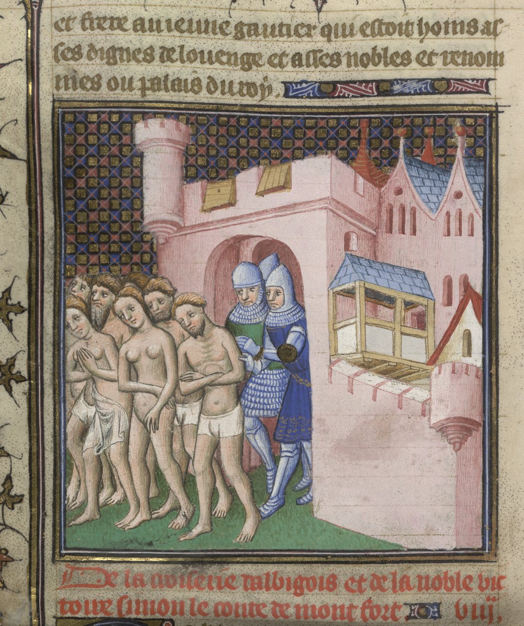 Expulsion of the Albigensians from Carcassone in 1209, from the 