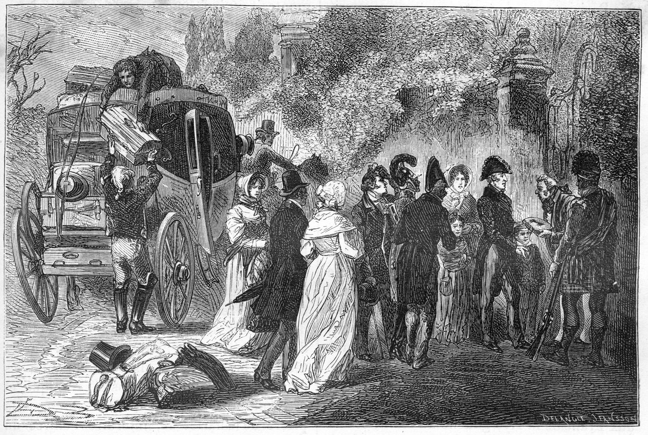 Count d’Artois at the Scottish Palace of Holyrood by French School