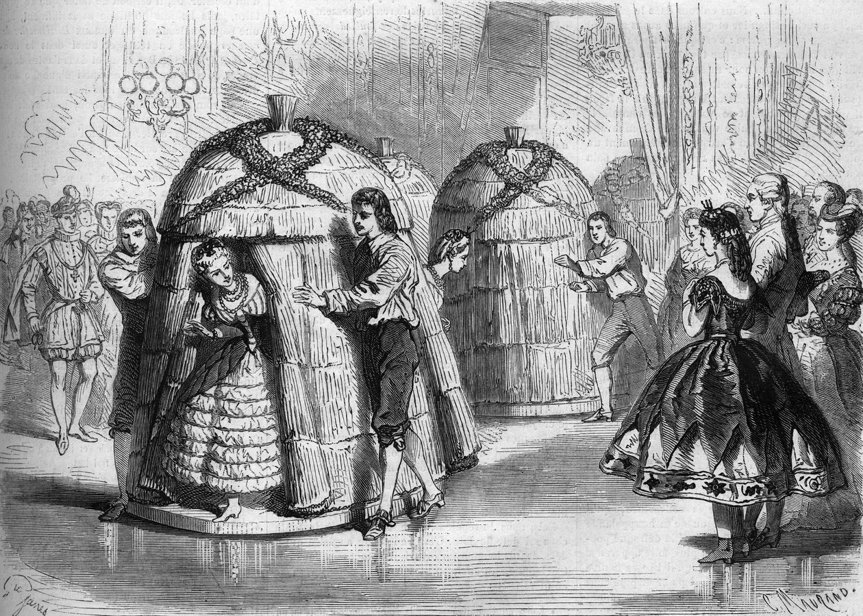 Dance Show at the Costume Ball Given by Empress Eugenie de Montijo: 