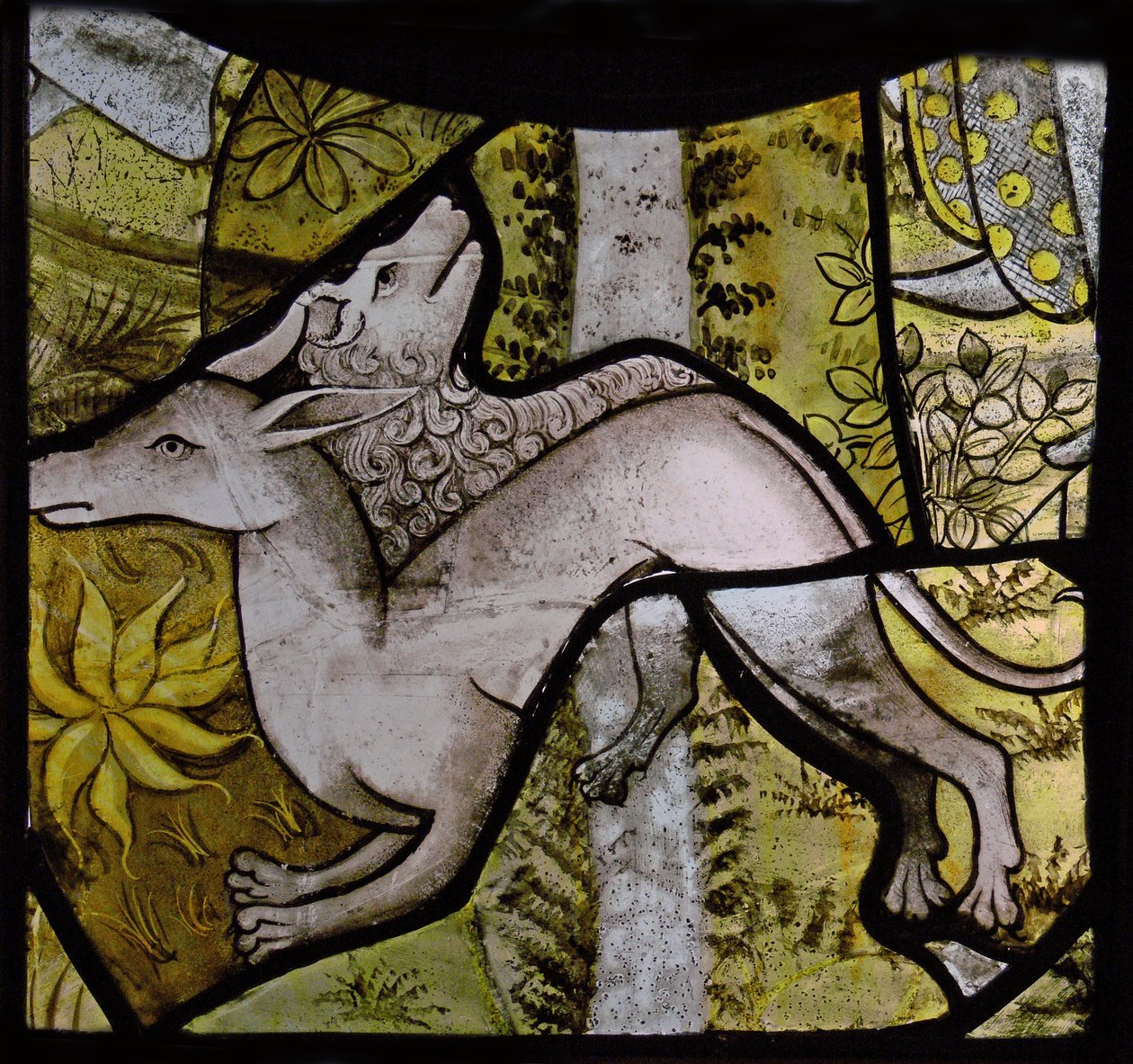 Detail from the Adoration of the Magi, originally from St Vivien, Rouen by French School