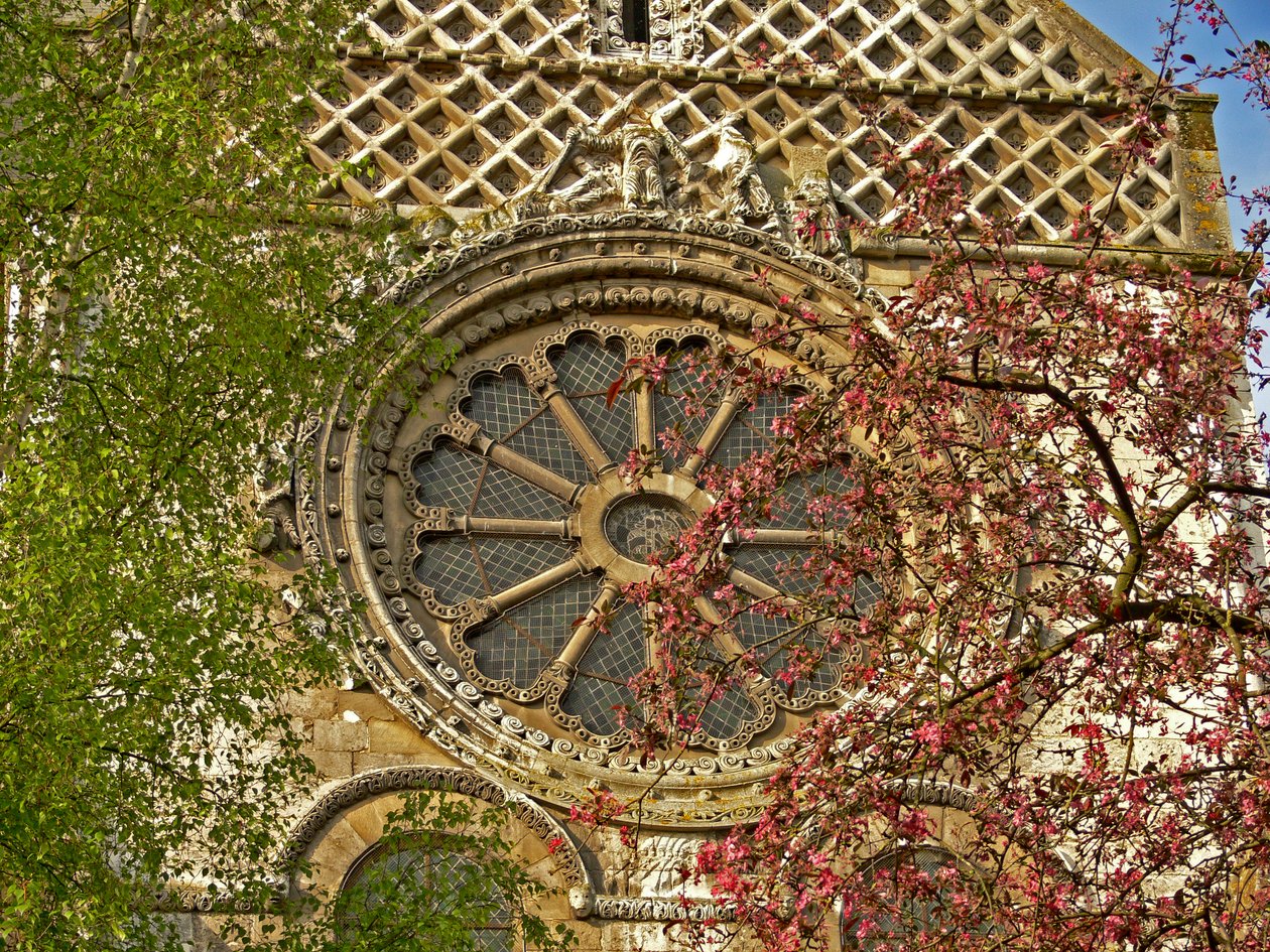 Wheel of Fortune on the North Façade by French School