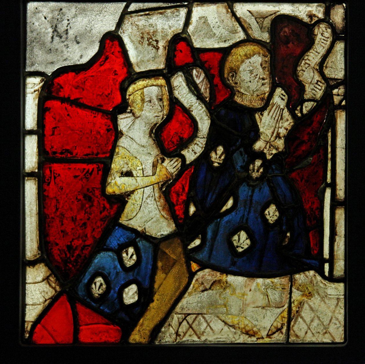 Two doors, originally from the Church of Betton, Brittany by French School