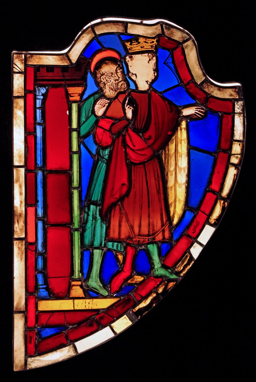 Two People (Bay C, the Esther Window) by French School