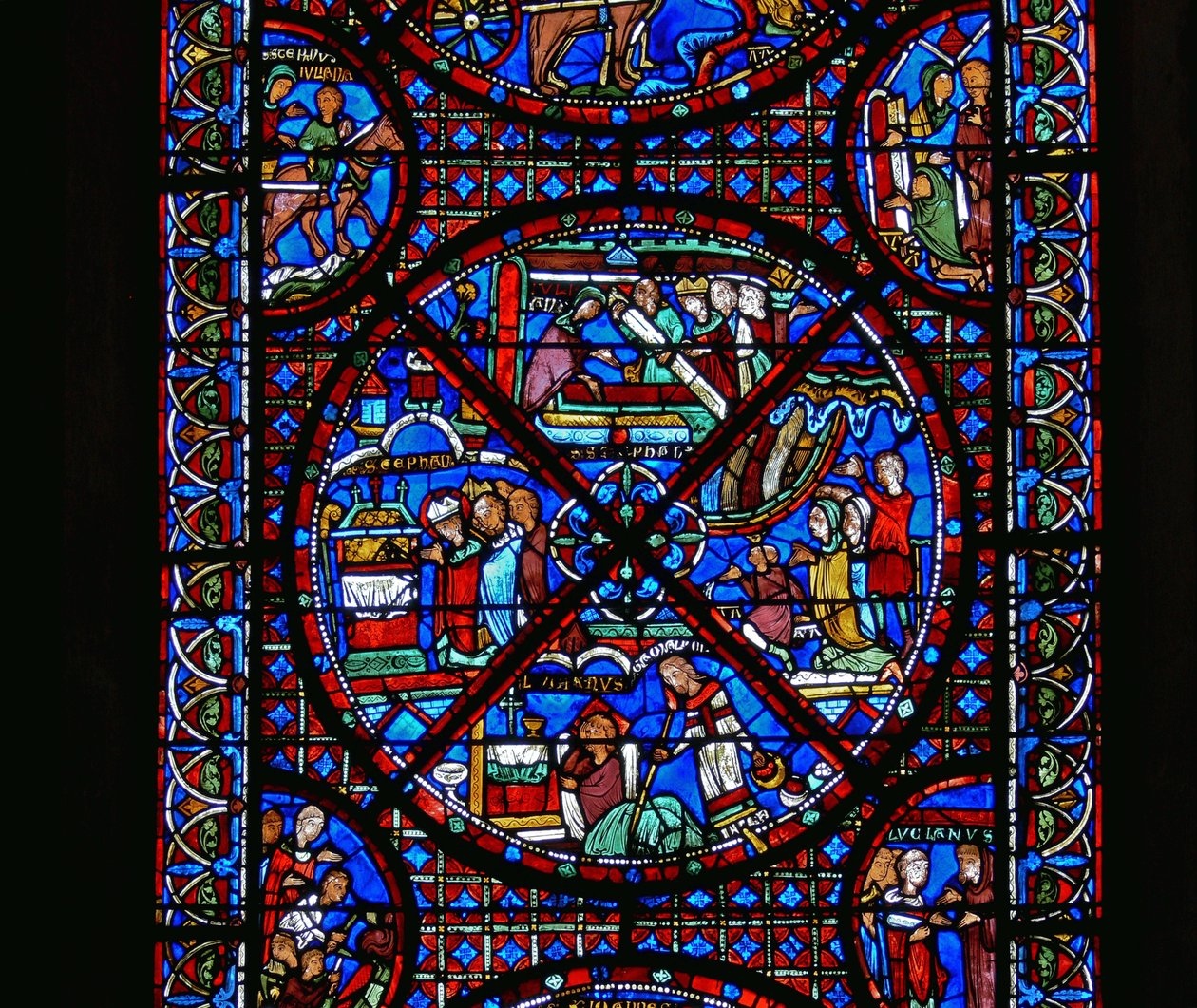 Detail (scenes from the life of St. Stephen) by French School