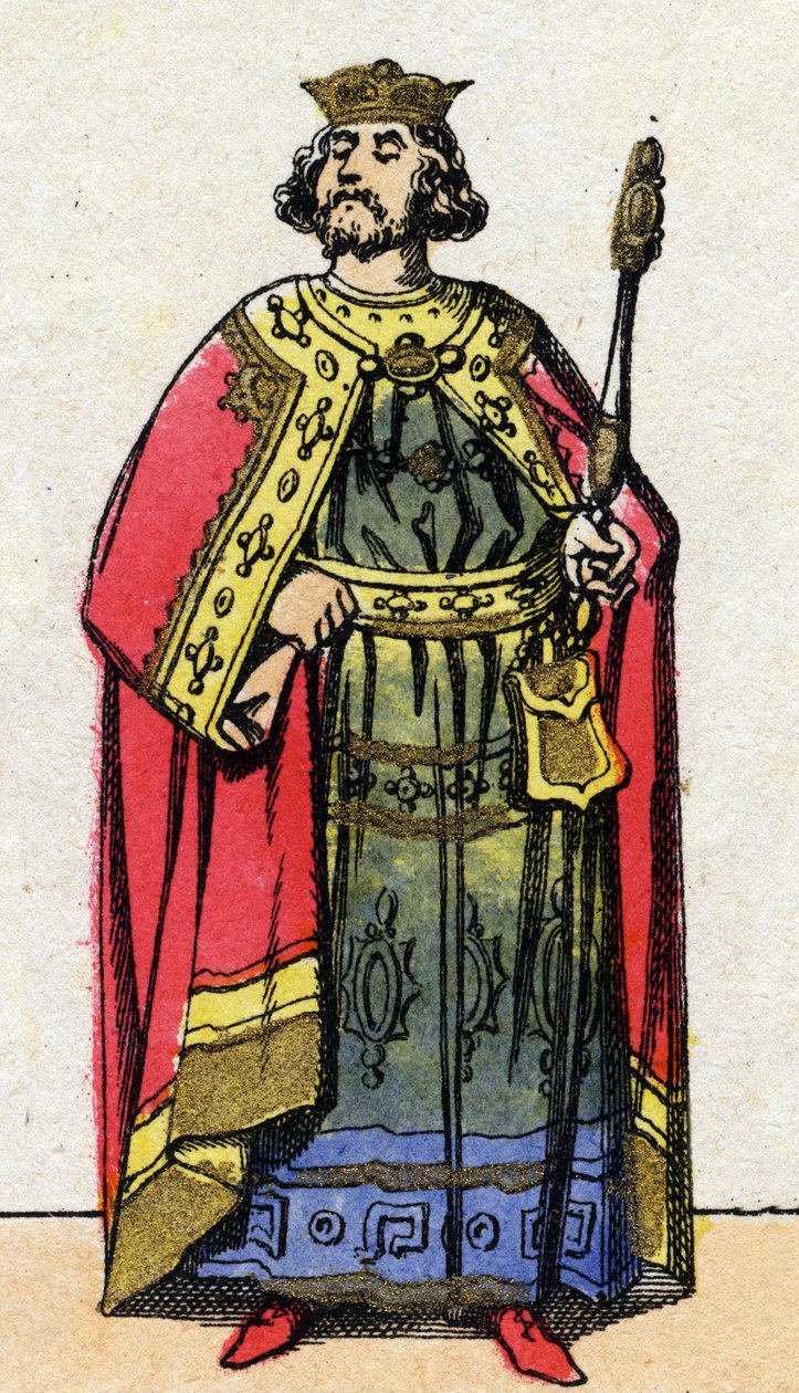 Dynasty of the Capetians: Portrait of Louis VI the Gros (1081-1137 ...