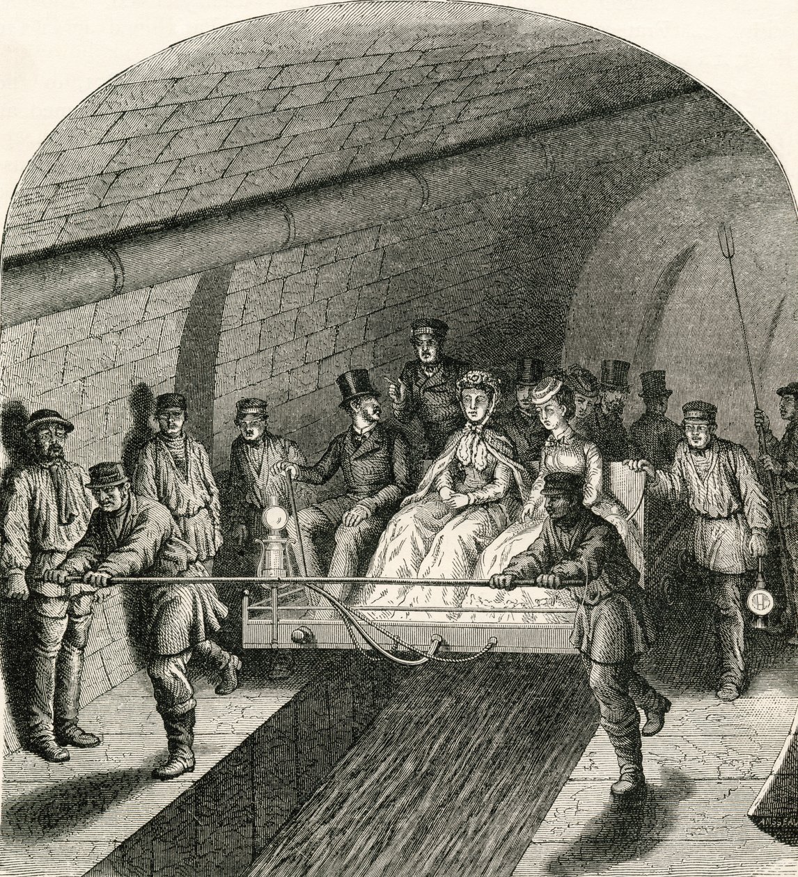 Excursion in the Paris Sewers, from 