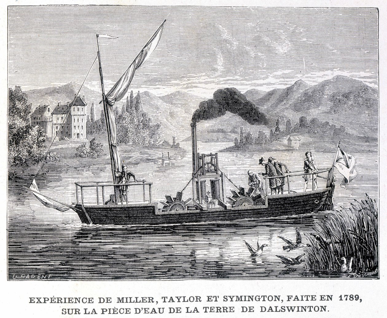 Experience of Miller, Taylor and Symington, made in 1789, on the water piece of Dalswinton