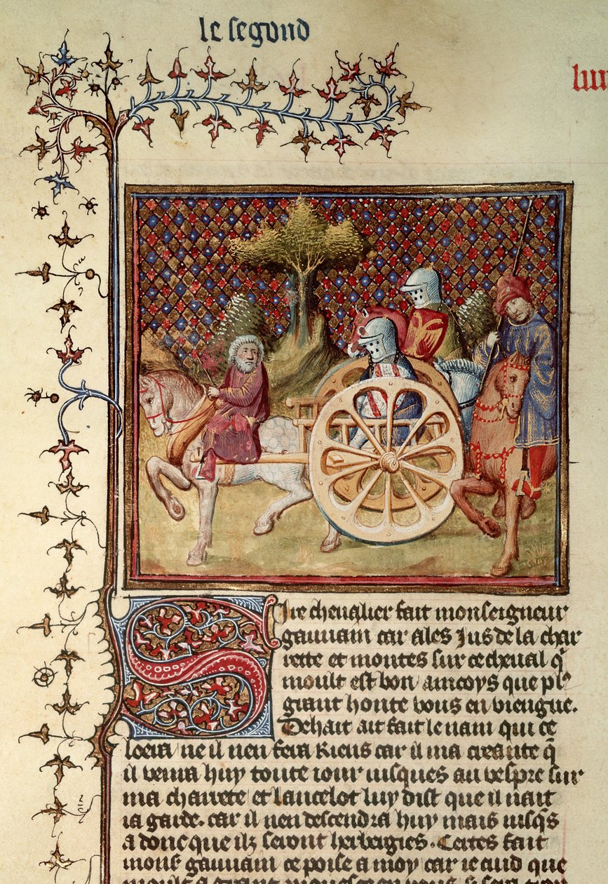 Lancelot, the Knight of the Cart by French School