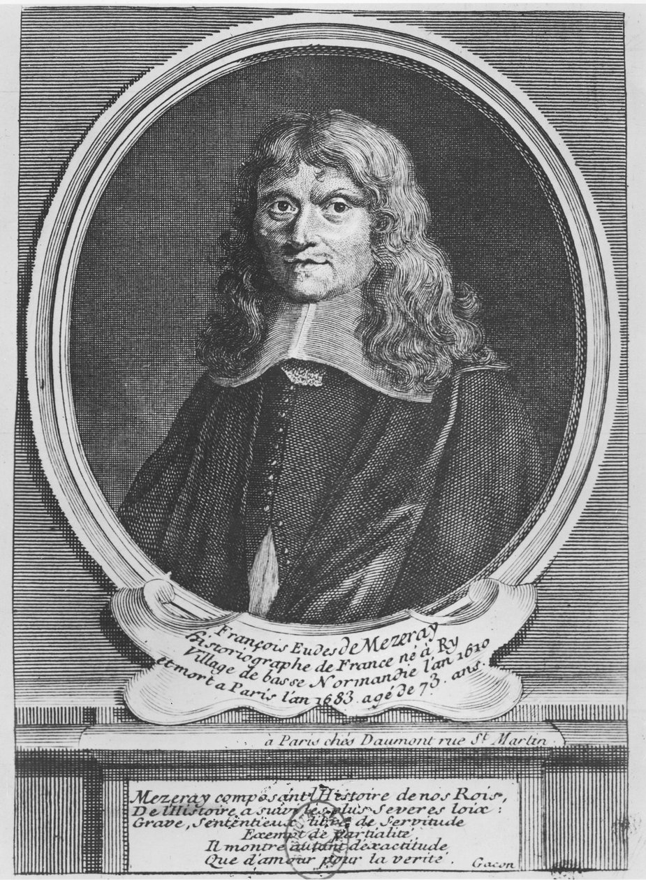 François Eudes de Mézeray (engraving) by French School