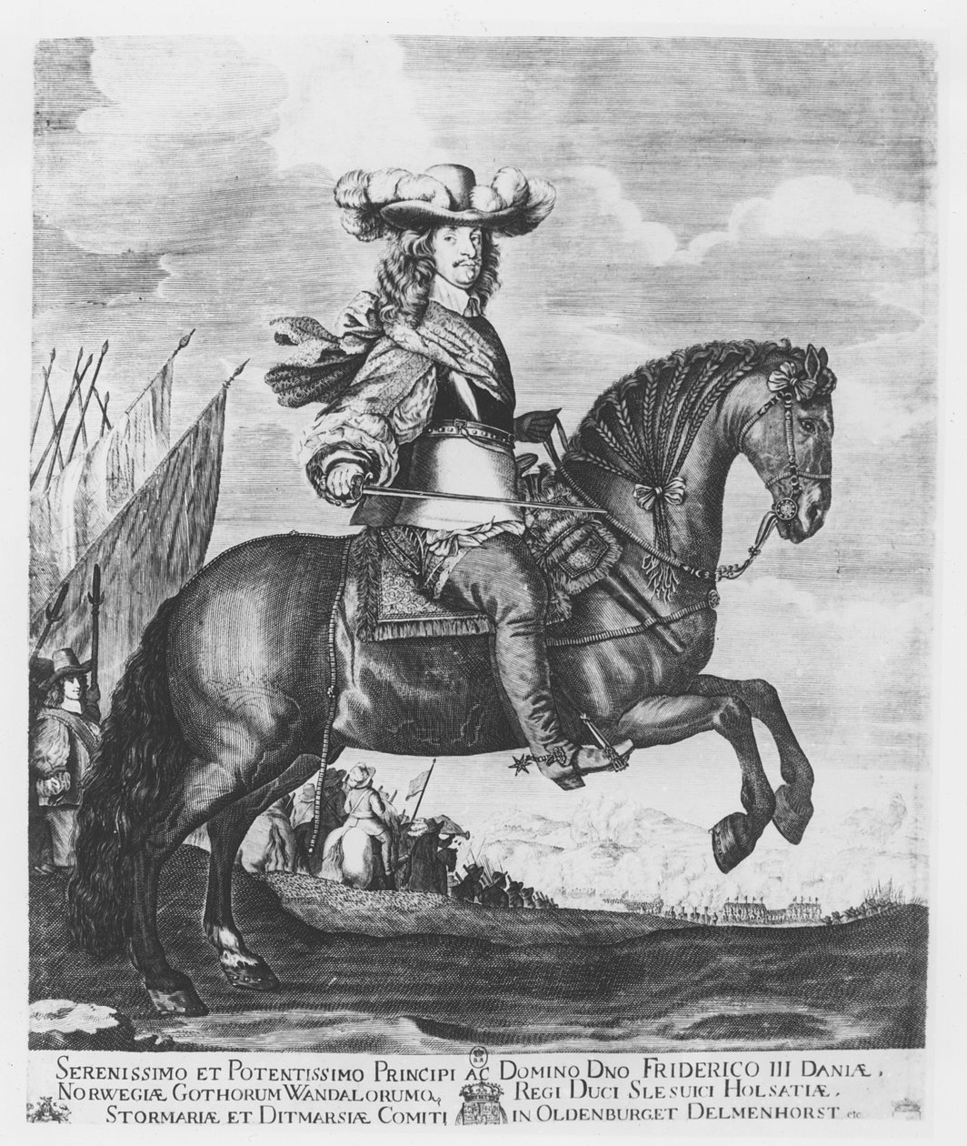 Frederick III of Denmark and Norway by French School