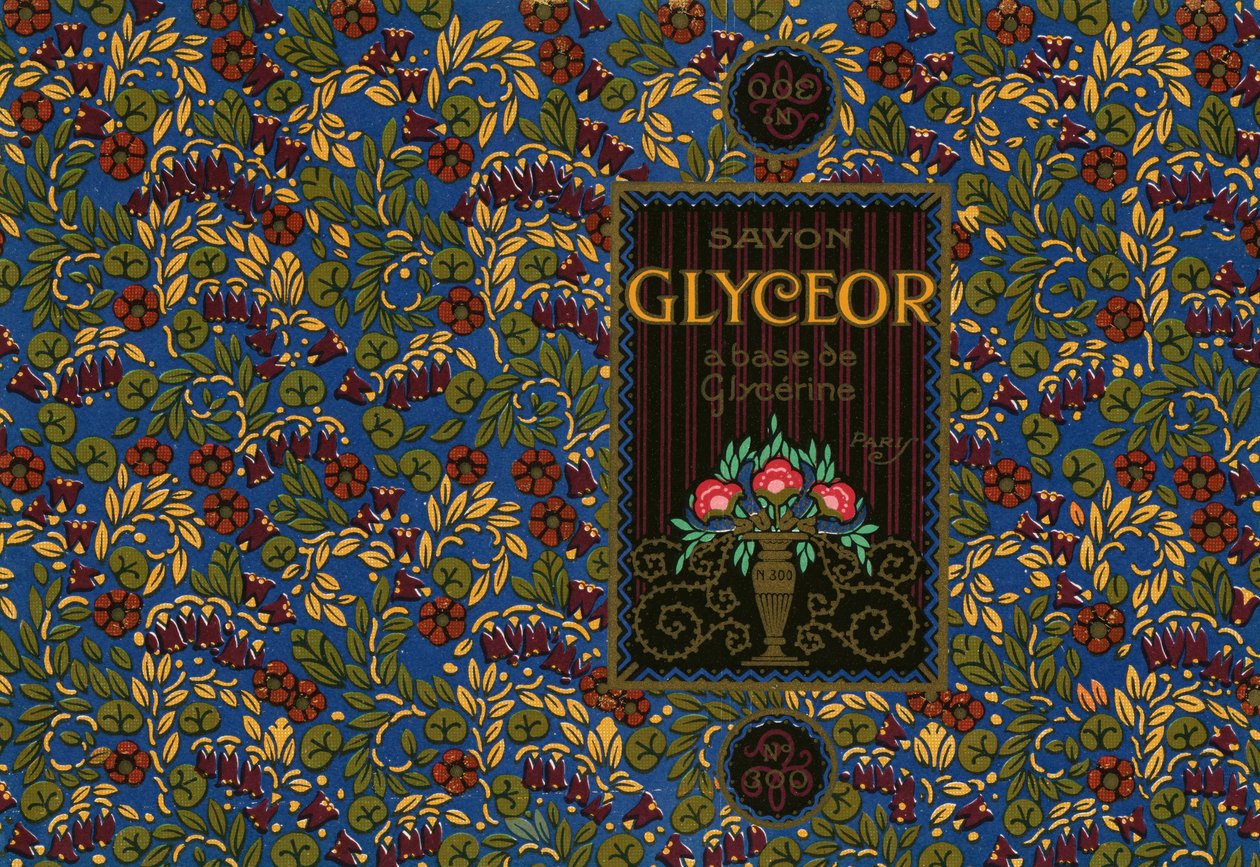 French Art Nouveau Soap Product Label, c.1910 by French School