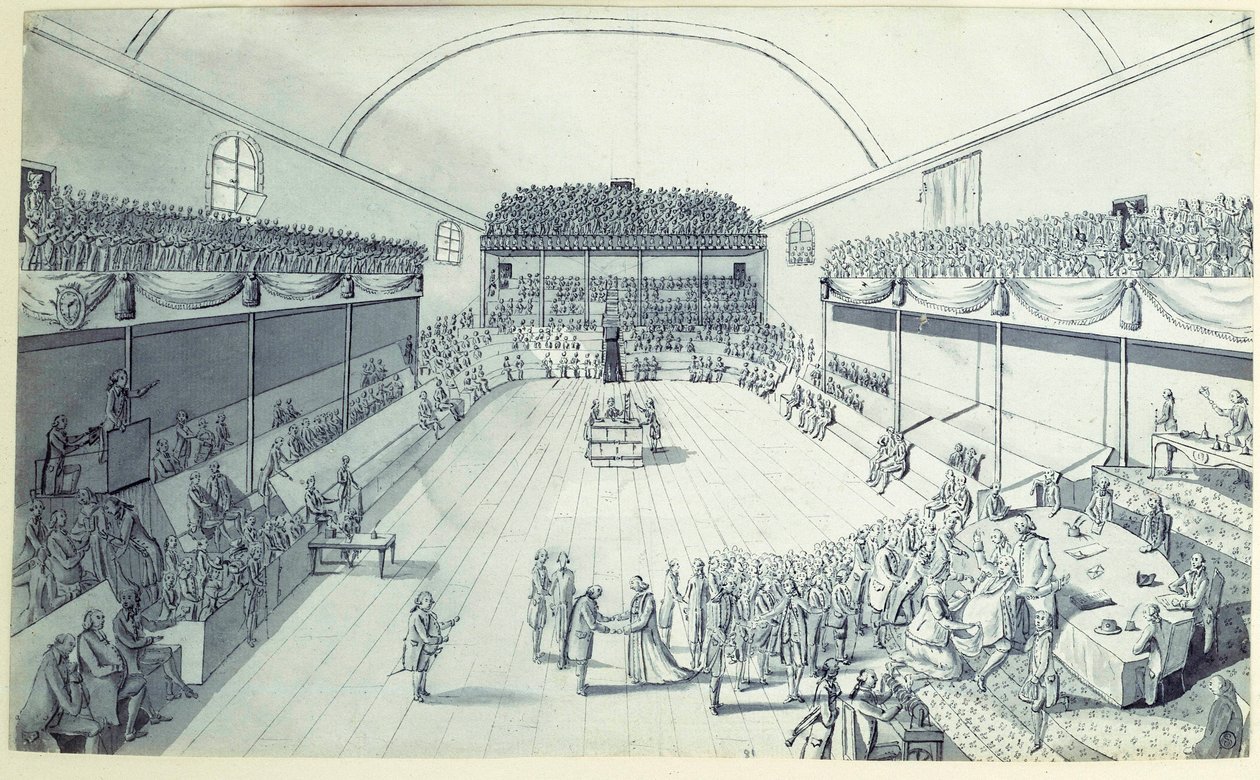 French Revolution: The Birth of the Constitution in September 1791 by French School
