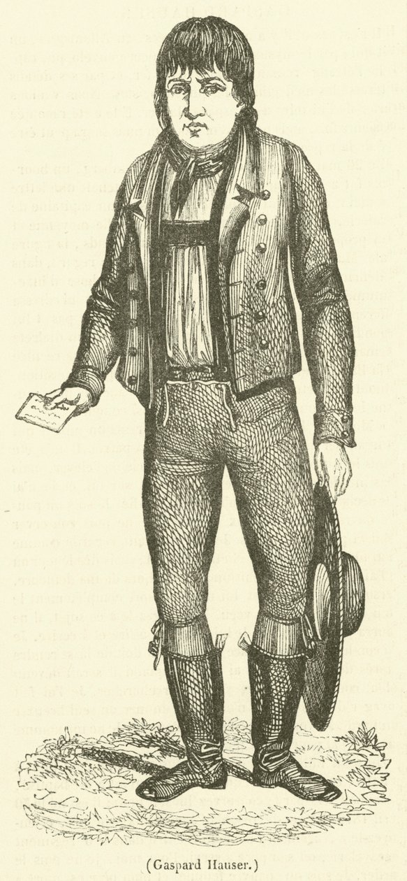 Kaspar Hauser by French School