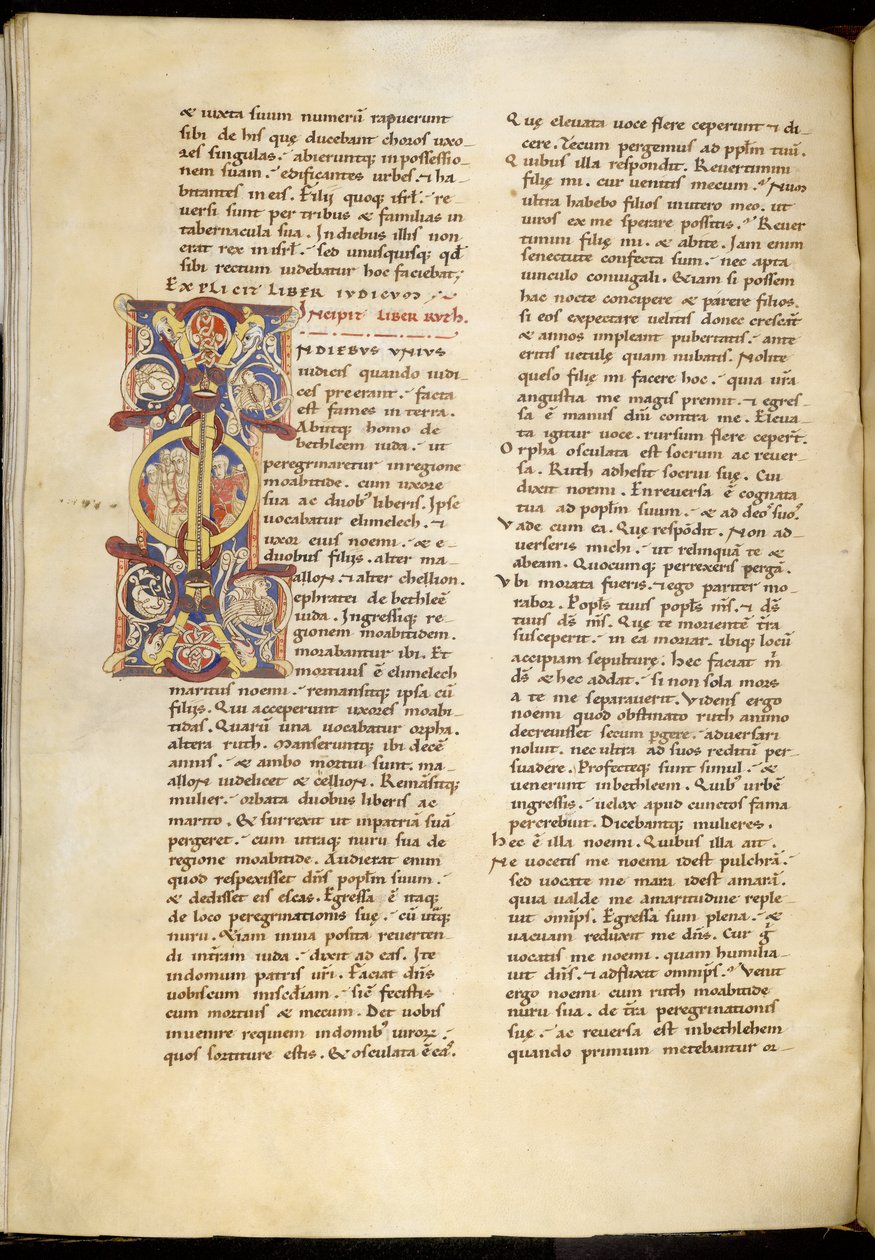 Opening Page from the Book of Ruth, 
