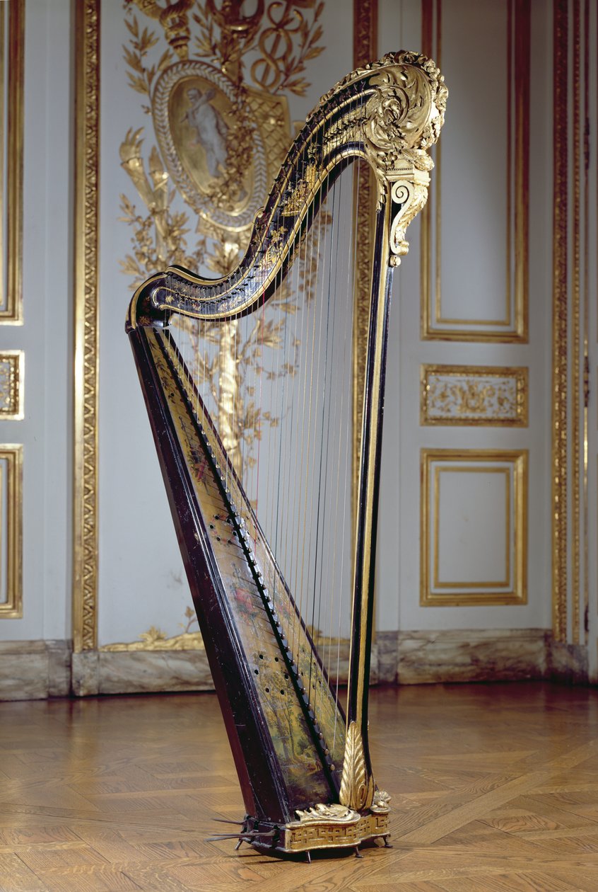 Harp Belonging to Queen Marie Antoinette by French School