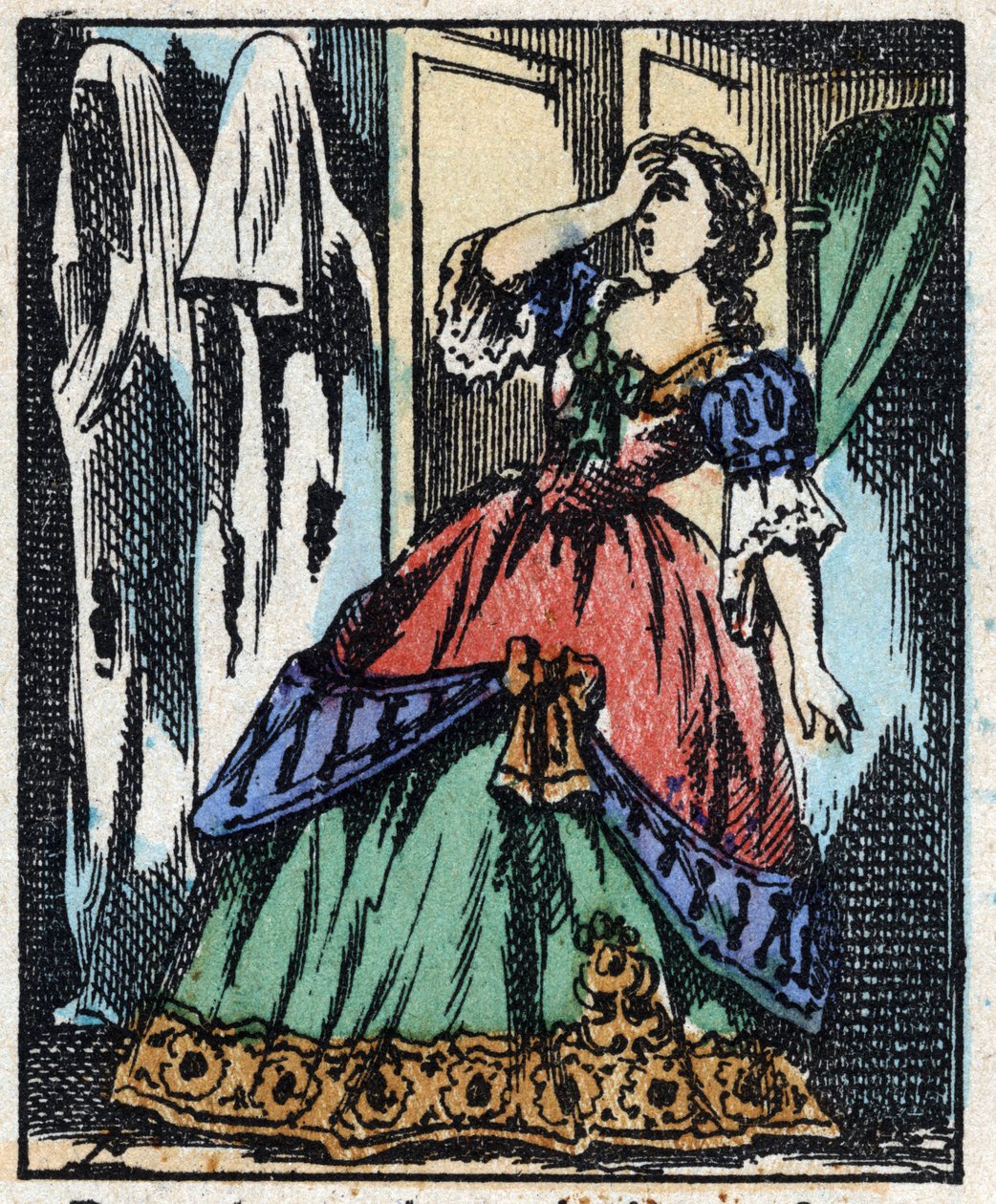 Illustration for Bluebeard by French School