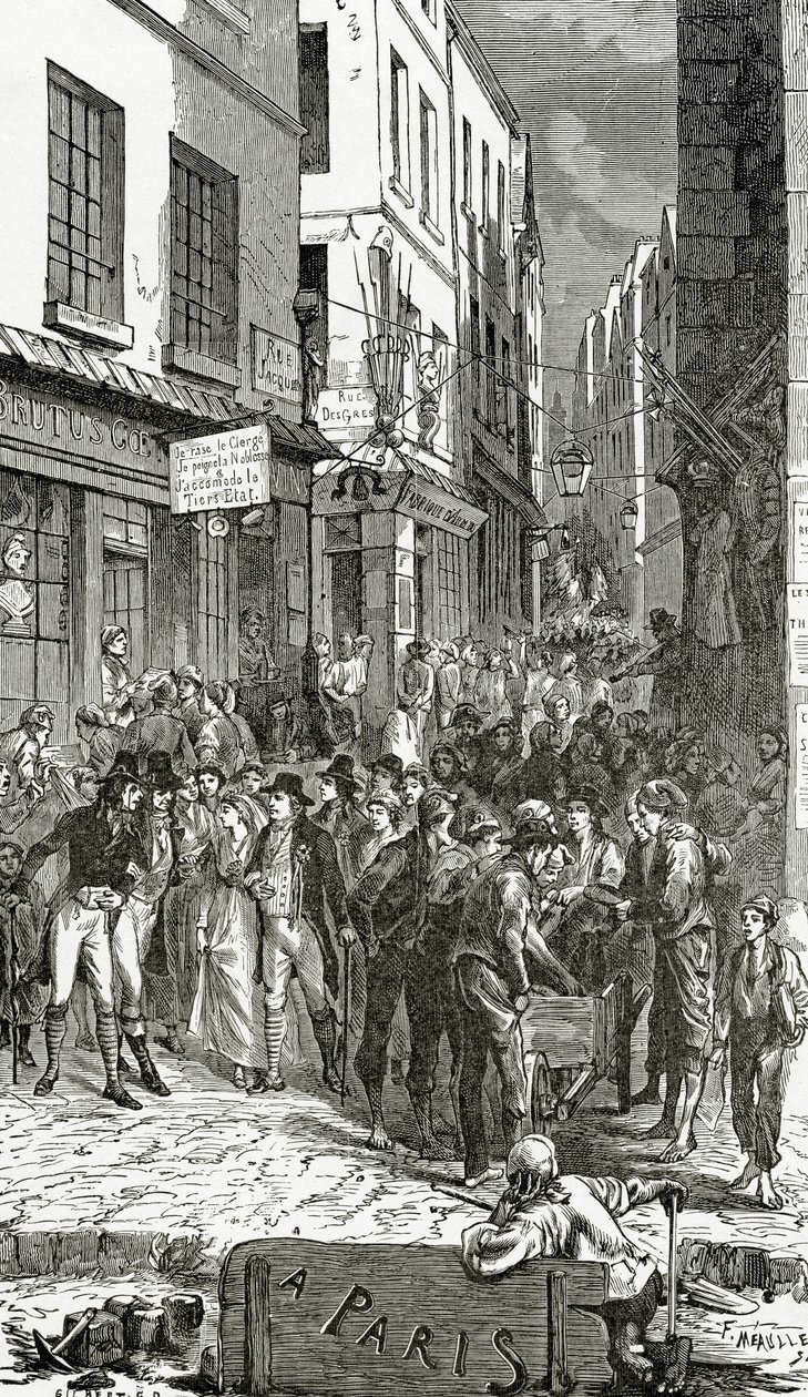 Illustration from Ninety-Three by French School