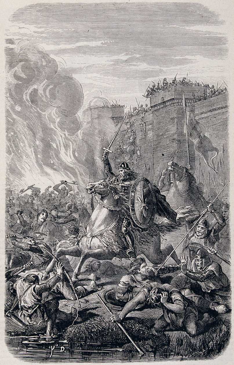 Invasion and Looting of Rome by Alaric I, King of the Visigoths 410 ...