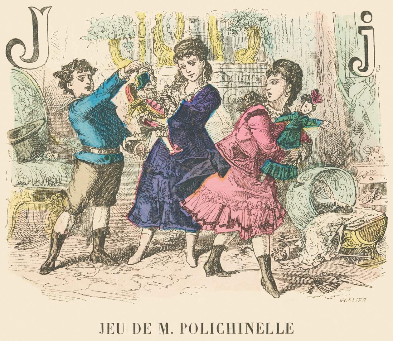 J: Game of M Polichinelle by French School