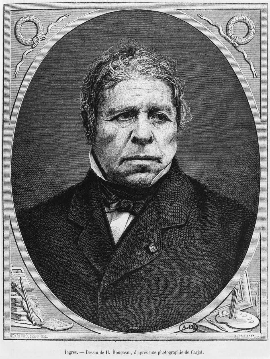 Jean Auguste Dominique Ingres (1780-1867) from a Photograph by Etienne Carjat (1828-1906) 1867 by French School