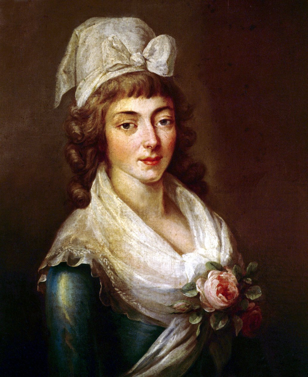 Jeanne Marie Manon Philippon at the Time of French Revolution by French School