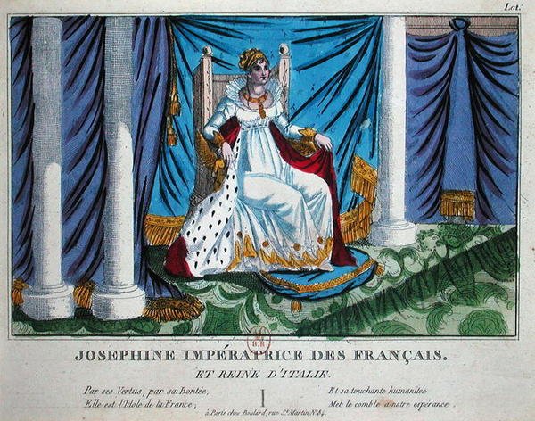 Josephine Empress of the French and Queen of Italy by French School