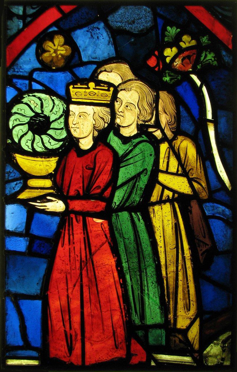 King Louis IX Carrying the Crown of Thorns by French School