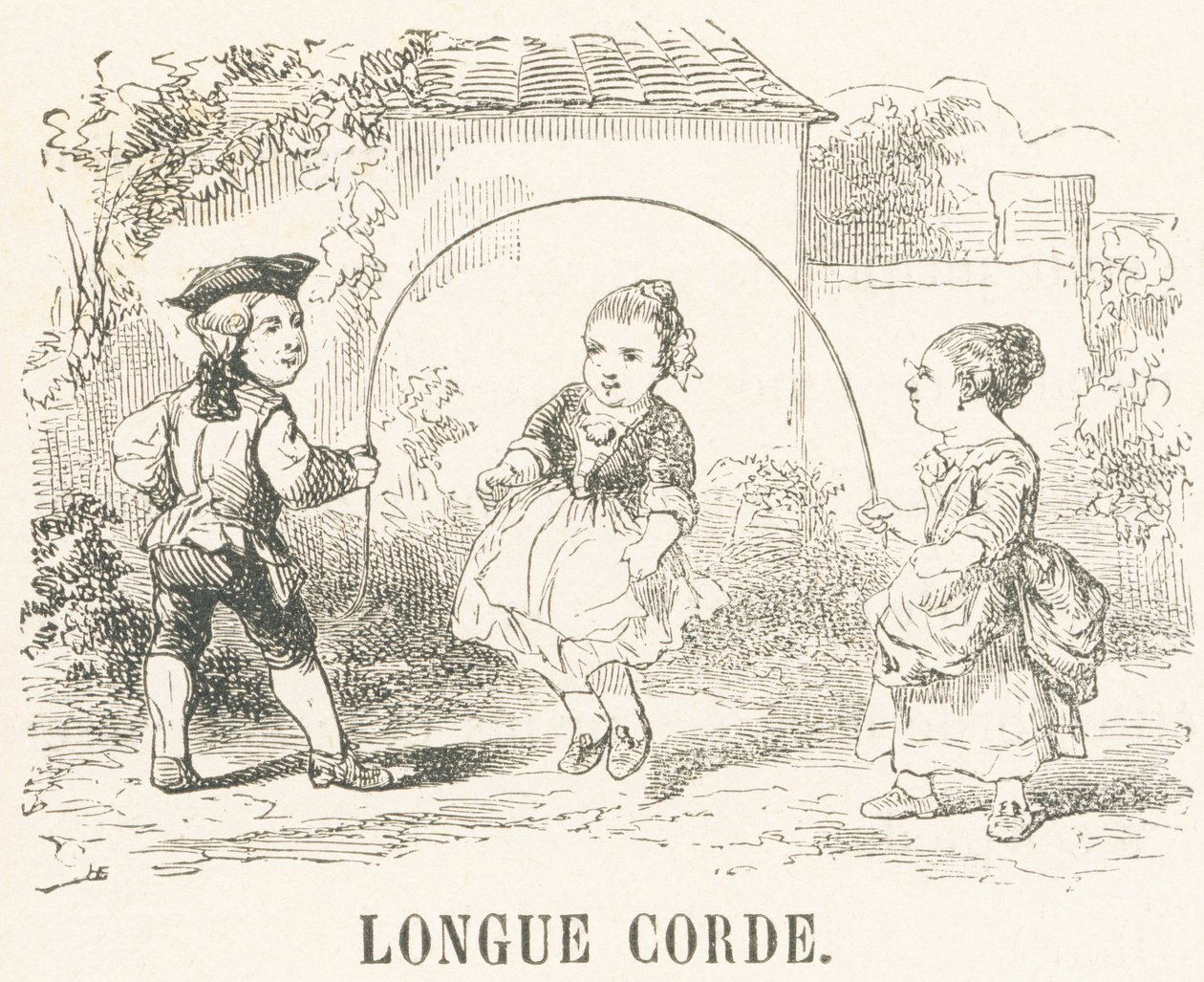 Long Rope by French School: Highest-quality art reproduction