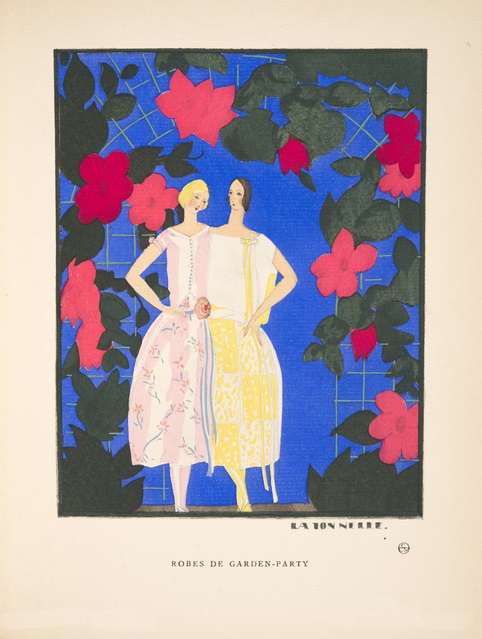 The Arbor, from a Collection of Fashion Plates by French School