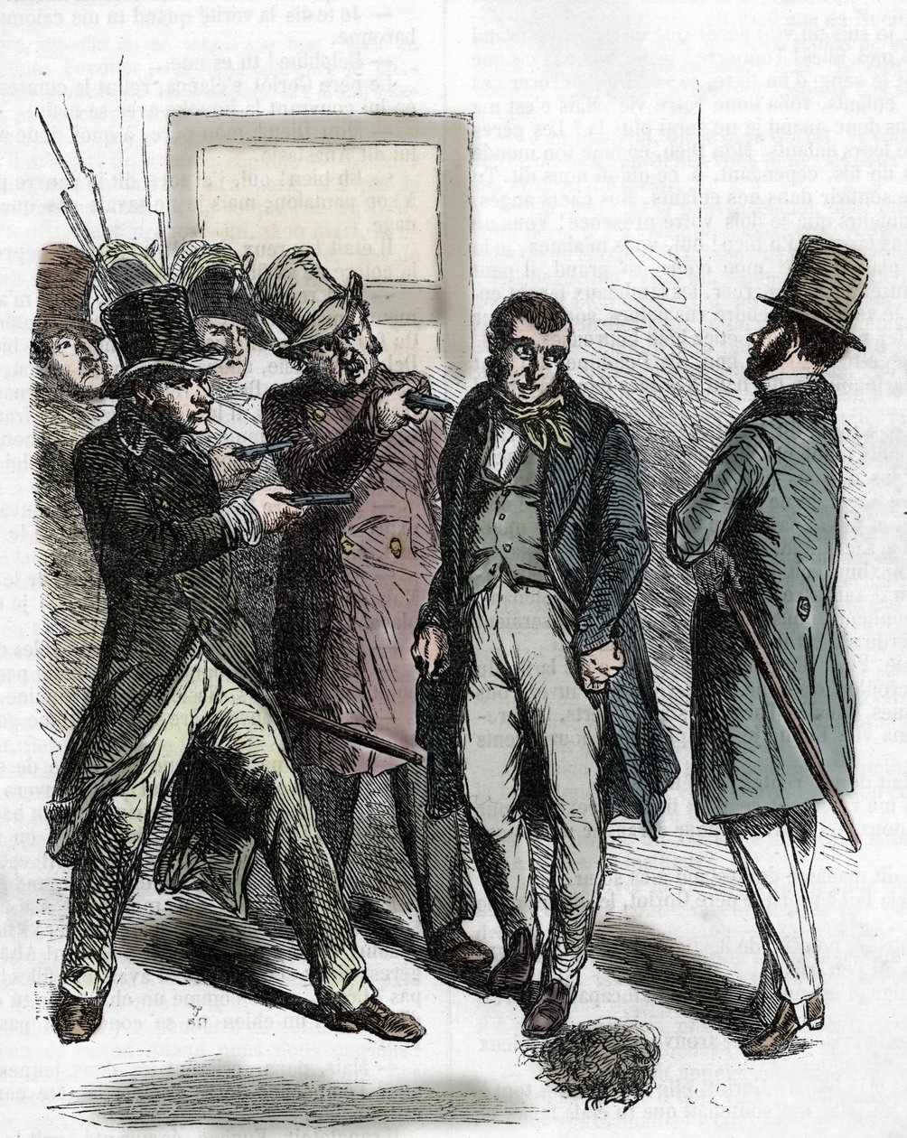 The arrest of Vautrin (Jacques Collin) in 