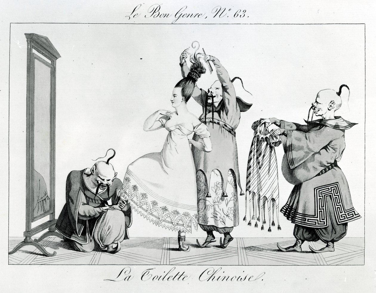 Le Bon Genre - La Toilette Chinoise, 1813 by French School